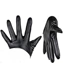 UYRVAPE Leder Half Palm Short Handschuhe Unisex Gothic Full Finger PU Leder Tanz Männer Performance Kleid