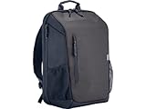 HP Laptop-Rucksack | für 15,6' Laptops | 18 L (nicht erweitert)/21 L (erweitert) | wasserabweisend | unisex | 510 g | verschließbare Reißverschlüsse | reflektierendes Material | RFID-Fach | Grau