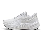 Puma Maxima Pro Straßenlaufschuh, Unisex, White-Feather Gray Black, 45 EU