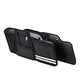HOOBN Motorrad-Reisetasche, Organizer, Werkzeugaufbewahrung, geeignet für Street Glide Road King Road Glide Electra Glide 2014-2023 Organizer für Satteltaschen Motorrad Kofferraum