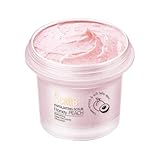 FGUUTYM Peach Brightening Exfoliating Body Scrub Peach Smooth & Tight Body Scrub Peach Brightening Body Scrub Peach Body Scrub Body Scrub for Body Eingewachsene Haare Entfernen (Pink, One Size)