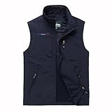 Herren Weste Outdoor Arbeitsweste Herren Arbeit Ärmellose Westen Softshell Leicht Sommer Herrenweste Softshellweste Herrenwesten Vest Outdoorweste Arbeitsweste Outdoorwesten Freizeitweste