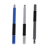 HOMSFOU 3 Stück 2 1 Telefon kapazitive Stifte Multitool Stift Tablet Pen Drawing Pen tabletten Stift Tablet-Ständer Telefonstifte Notizbuch Touchscreen-Stift Kapazitive Stifte für Computer