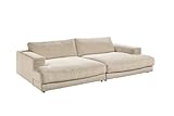 KAWOLA XXL Cord Sofa Madeline I Große Couch im Zeitlosen Design I Gaming und Relax Sofa - 290 x 86 x 170 (BxHxT)