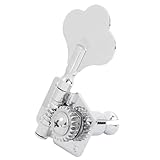 Generic Mit Chrom/überzogenes Stimmgerät, Stimmgerät aus Hochwertigem Stahlmaterial, für Bassgitarre (Für rechte Reihe)