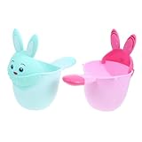 Vaguelly 2 Stück Shampoo-becher Für Toilettenartikel Spender Badetassen Zum Spülen Rülpsen Flasche Espresso Babys Gel Schwimmbad Mundwasser Spülbecher Für Babywannen Pp