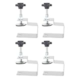 EMUKOEP Verstellbarer Schubladen-Befestigungsclip, Edelstahl-Frontplatten-Installationsklemme für Holzbearbeitung mit Struktur, Hilfswerkzeug