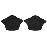 Fersenschutz für Schuhe, Liner, Rutschfeste -Fersenpolster, Selbstklebende Fersengriffe, Fersenpolster, Fußpflege-Schutz, Griffe, Einlagen (BLACK)