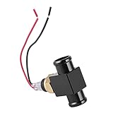 Thermostat Wassertemperaturschalter Kit, Thermostat Wassertemperaturschalter Wassertemperatursensor Motorrad Geländewagen Geländewagen Thermostat Wassertemperaturschalter Kühlerkühler(Schwarz)