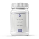 1001 Frucht – Vitamin B Komplex Hochdosiert, 60 Kapseln mit allen 8 B-Vitaminen (B1, B2, B3, B5, B6, B7, B9, B12), Vegan, Ergänzungsmittel für Energie, Immunsystem und gesunde Haare, Haut & Nägel
