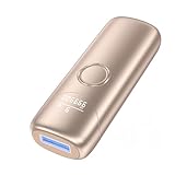 IPL Geräte Haarentfernung Laser mit Kühlfunktion, MAX 19.8J, 999.900 Lichtimpulse, 9 Energiestufen, Schmerzfreie IPL Haarentfernungsgerät für Frauen, Männer, Achseln, Bikini, Beine, Körper, Gold