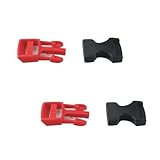 Alriedy 2er-Set Helmkinnclip – Hochwertiger Kinnverschluss mit Steckerschloss | Kompatibel mit ABUS Helm, Rennradhelm & Fahrradhelm | Sicherer & Komfortabler Verschluss für Motorrad, MTB & E-Bike
