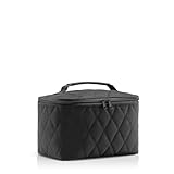 reisenthel Cosmetic case Rhombus Black - quadratischer Kulturbeutel, Gepäckorganisator, Kosmetiktasche