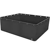 Durable PVC Canvas Teichpool mit Ablassventil - Multifunktionaler oberirdischer Fischteich für Koizucht Gartenbewässerung und Wasserspeicherung - Perfekt für Aquarien und Pools