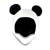 Generisch Tauchhaube, Schwimmmütze, Neopren, Panda, niedlich, elastisch, um warm zu halten, Surfkappe, Thermisch, for Kanu, Segeln, Kajakfahren Ideal Zum Tauchen(L)