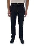 Marina del Rey Herren große Größen Jeans Regular Fit mit elastischem Bund Peter 64, Schwarz