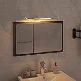 SMTSEC Beleuchtung LED Spiegelleuchte 5,5W Warmweiß 30cm 3000K Haus & Garten