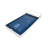 Aqua Sense Eine Wasserbett Matratze 90x200 für 180x200 Softside Wasserbett Dual Wasserkern Wassermatratze Wasserbettmatratze Mesamoll II (120% Beruhigung) + 2 Wasserbett Conditioners (100 ml)