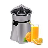 LKYLGYU Elektrische Orangensaftpresse, Zitruspresse mit Zwei Presskegeln, 50 W starker Motor für Zitronen, Limetten und Grapefruits, leicht zu reinigen, abnehmbar