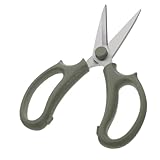 ROMISBABA Gartenschere mit Spitzem Kopf Ergonomische Blumenschere für Präzises Schneiden von Blumen und Blättern Rutschfeste Gartenschere für Gartenarbeit und Baumschnitt