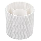 Fodlon 360 Grad drehbarer Stiftehalter und Make-up Pinselorganizer mit 5 Fächern - Ästhetischer Schreibtisch- und Kosmetikaufbewahrungshalter für Waschtisch, Badezimmer, Schlafzimmer und Büro