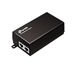 TP-Link TL-POE160S PoE+ Injektor (2 Gigabit-Ports, kompatibel mit 802.3af /at, Gesamtleistung mit bis zu 30W, Wandmontage und Desktop-Design, Plug and Play)Schwarz, único