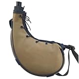 Wasserfeldflasche, 27, 9 x 14 cm, tragbare Feldflasche, Hüft-Camping-Feldflasche der Armee, leichte und auslaufsichere flache Wasserflasche mit Riemen für Outdoor, Wandern, Camping-Wasserflaschenf