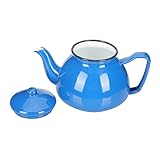 Ciieeo Emaillierter Wasserkocher Robuster Teekessel für Zuhause Tragbarer Kaffeekessel für Induktionsherde Schickes Design Leicht und Handlich