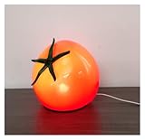 CHUNXVLI Tischlampe Für Schreibtisch Tomatenform USB-Tischlampe for Schlafzimmer, Küche, Wohnzimmer, Dekoration Leselampe Bürolampe
