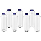 Lodokdre 7 Pack Kaffee Maschinen Wasser Filter für DLSC002, Passend für ECAM, EC680, EC800