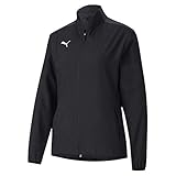 PUMA Damen teamGOAL 23 Sideline Jacket W Trainingsjacke, Black-Asphalt, L