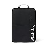 Satch Heftebox DIN A4 für Schulrucksäcke inkl. Griff und DREI Fächern, hochwertig und leicht Schwarz - Schwarz