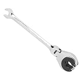 Fabater 8 Mm Ratschenschlüssel mit Flexiblem Kopf, CR V-Stahlrohr-Ratschenschlüssel für Autoreparaturmechaniker