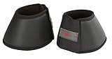 Kerbl Hufglocken Protecto (Farbe schwarz, Größe XFull, Innenfutter aus Kautschuk, stabiler Klettverschluss, Pferdezubehör) 3211613