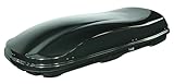 FARAD Dachbox Marlin 680L schwarz metallic - TÜV/GS geprüft + Elastisches Befestigungsnetz