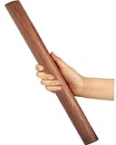 Klassischer französischer Teigroller aus Holz, konische Walze zum Backen, Fondant, Kuchenkruste, Kekse, Gebäck, Pizza, Nudeln (50,8 cm, Braun)