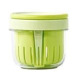 Generisch Obstsalat Aufbewahrungsbecher,550ml luftdichter Frischhaltbehälter für Obst Unterwegs - Wiederverwendbarer Behälter für Overnight Oats Büro Picknick Camping Reisen Wanderungen