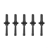 5 Stück 125 x 12 mm Stahl Stein Spaltkeile und Federn Set zum Brechen von Granit Marmor Beton Stein Manuelles Handmeißel Werkzeug für Steinbrüche