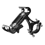 Jeruytgh Fahrradlenker-Handyhalterung, Motorrad-Handyhalterung, Metall-Lenker-Handyhalterung, einfache Installation, sicher, 7,09 x 6,57 x 2,64 für einfachen Zugriff auf Navigation, Anrufe und Musik