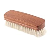 WRITWAA Schuhe holzstiel verstauboxen staubentfernung schuhpflege set staubtuch Schuhpflege-Set staubfeger Schuhpolitur shoe clean Pferdehaar Schuhputzer polieren Entstaubung Bambus