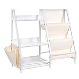 Kleinkind-Bücherregal, Kinderzimmer-Bücherregal,Kinderspielzeugregal Bücherregal Organizer - Boden-Bücherregal für Kinder, 3 Regale, 3 offene Fächer, Spielzeugregale für Spielzimmer, Kinderzimmer