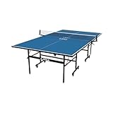 JOOLA Tischtennisplatte Inside 13 Tischtennistisch Indoor klappbares Untergestell – Schneller Aufbau-inklusive Netz, blau, 274 x 152,5 x 76 cm