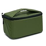 n/a Mobilkamera-Einsatz Gepolsterte Tasche Etui Stoßfest mit Fach für digitale Spiegelreflexkamera (Farbe: rot, Größe: One size)