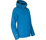 Bergson VALDIVIA | Damen Rad-Regenjacke, Netzfutter, 12000 mm Wassersäule, Blue Aster [337], 50 - Damen