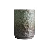 ZYHARUKO 220 ml Keramik-Espressotasse, einzigartige Glasurkunst, gerade Seiten, Tasse für Kaffee und Tee, künstlerisches Design, Trinkgeschirr, Keramik-Espressotasse mit Textur