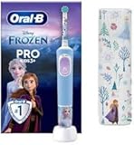 Oral-B Pro Kids Elektrische Bürste für Kinder mit Filmfiguren 'Land des Eises', Reisetasche, Entwickelt in Braun-Technologie, für Kinder ab 3 Jahren