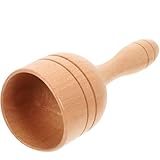 DRESSOOS Holz Massagebecher Handlicher Schabemassager für Ganzkörper Muskelentspannung Stressabbau Tragbar Hautschonend für Zuhause und Hauswarming Geschenk