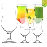 MIKONI Biergläser Hoch Weizengläser 460ml Longdrinkgläser, Cocktailgläser, 6er-SET Gläser für Bier Bierseidel Bierkrug Bierglas, Eisgläser, Spülmaschinenfest