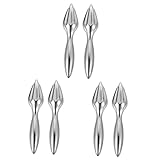 Cabilock 3 Sätze Manueller Entsafter Handentsafter Zitruspresse Entsafter in Der Hand Manual Juicer Citruspresse Zitruspresse Aus Edelstahl Zitronenreibahlen Täglich Verwenden 2 Stück * 3
