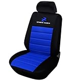 eSituro SCSC0073 1er Einzelsitzbezug universal Sitzbezüge für Auto Schonbezug Schoner Dicke gepolstert blau
